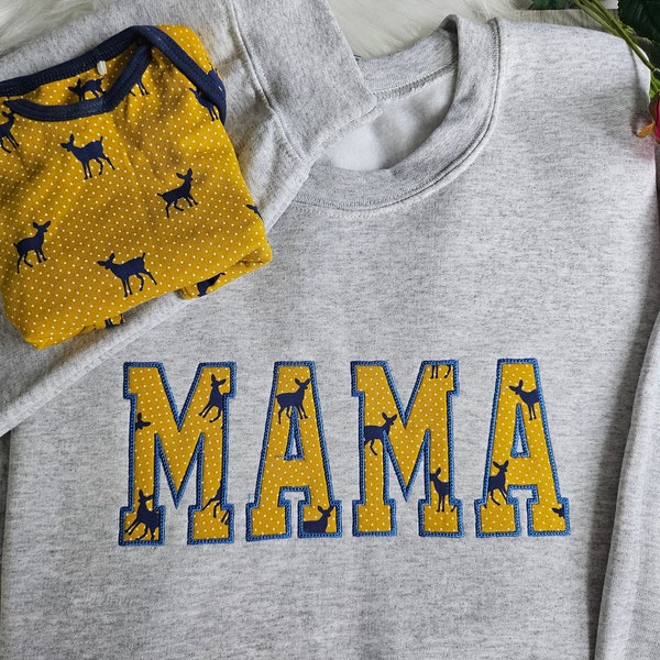 MAMA DADA Memory Keepsake Personalised Sweatshirt from Baby grows child Loved ones clothes fathers day Custom Mummy Dad Nana Papa size S-5XL
