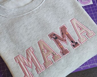 MAMA Memory Keepsake Personalised Sweatshirt from Baby grows child Loved ones clothes BabyShower Custom Mummy Dad Nana Papa etc jumper S-5XL