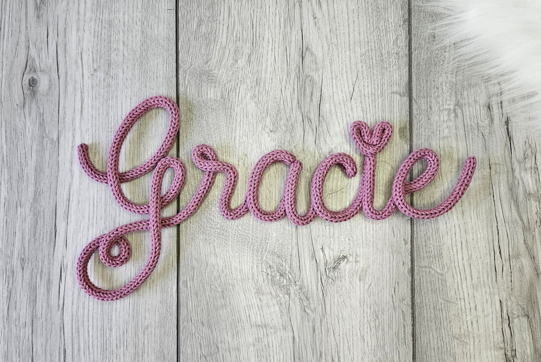 Custom Personalised Knitted Wire Name Handmade Word Sign Etsy UK custom-personalised-knitted-wire-name-handmade-word-sign-etsy-uk