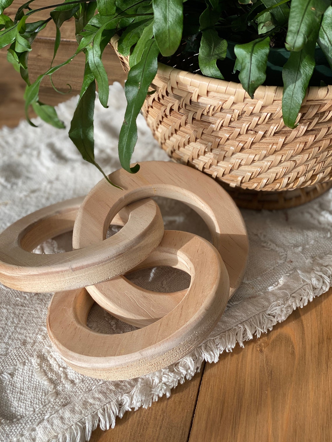 White Oak Wood Knot Wood Links Decor Wooden Knots Wooden Etsy