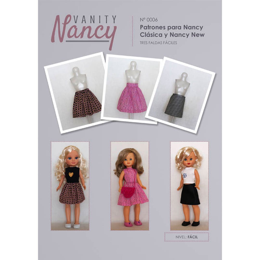 Patrón PDF Tres faldas fáciles para Nancy Nº 0006 España