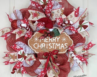 Christmas/Holiday Front Door Wreath.1091C22