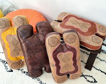 レザー製　サドルスツール Amazon.co.jp: Minewill 人間工学に基づいたサドルスツール