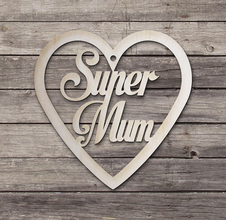 Mother/'s Day Birthday Personalised Heart Gift Tag Any Size