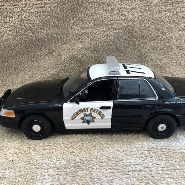Diecast Police Car With Working Lights Etsy