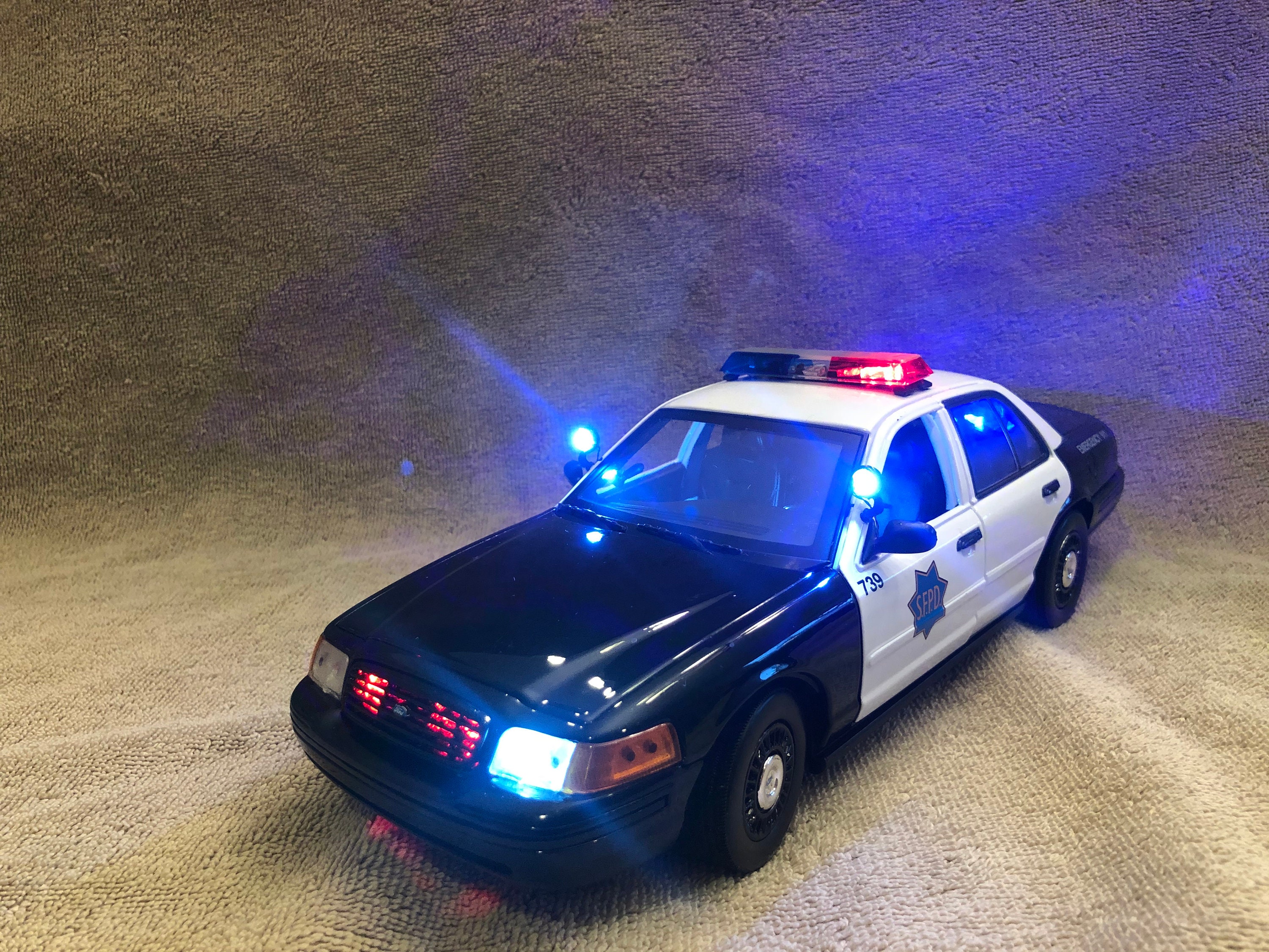 1/18 Scale San Francisco Die Cast Model Police Car Replica Etsy Canada