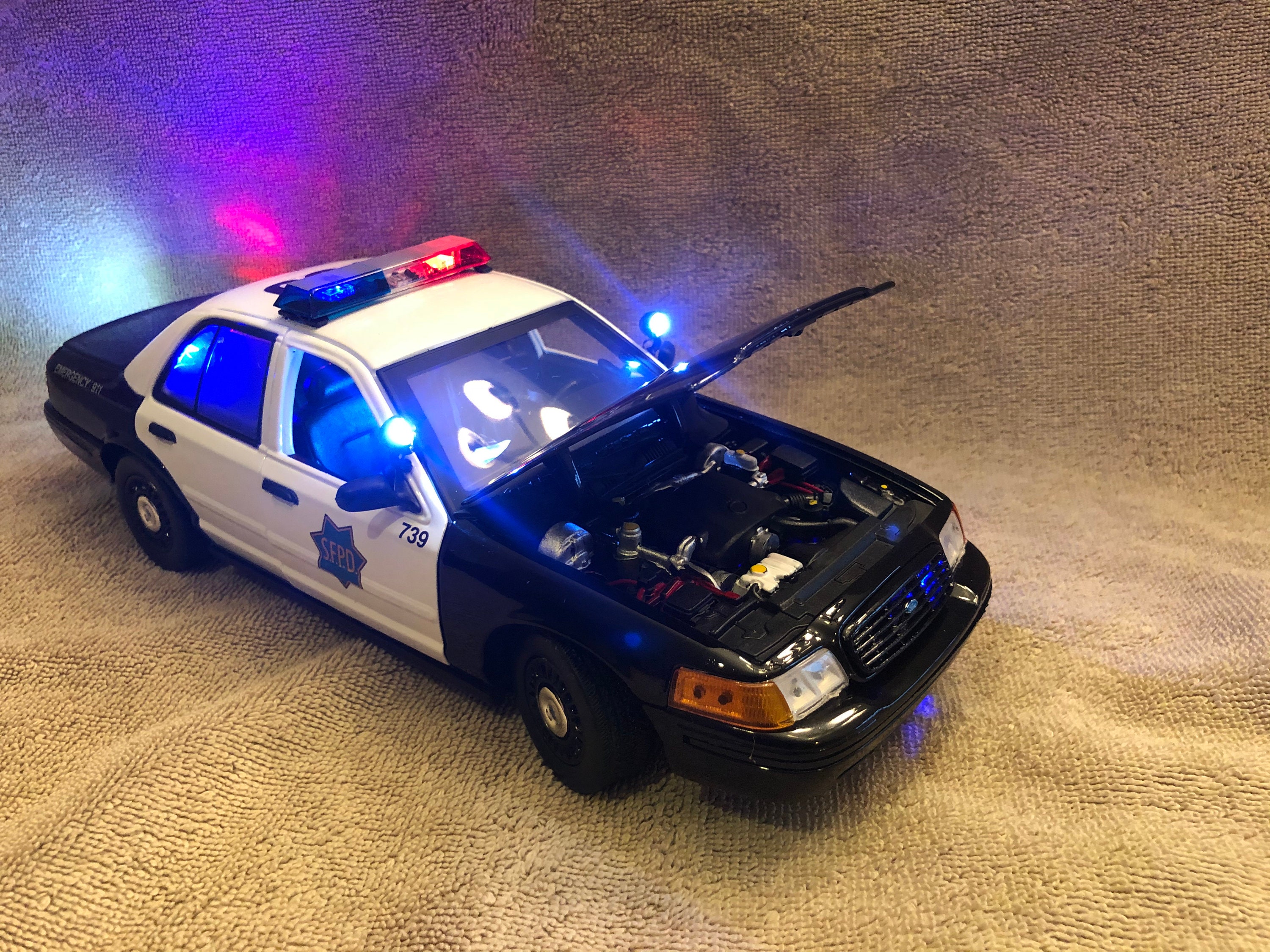 1/18 Scale San Francisco Die Cast Model Police Car Replica Etsy UK