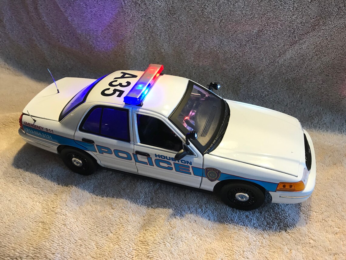 1/18 Scale Houston Texas Die Cast Model Police Car Replica Etsy