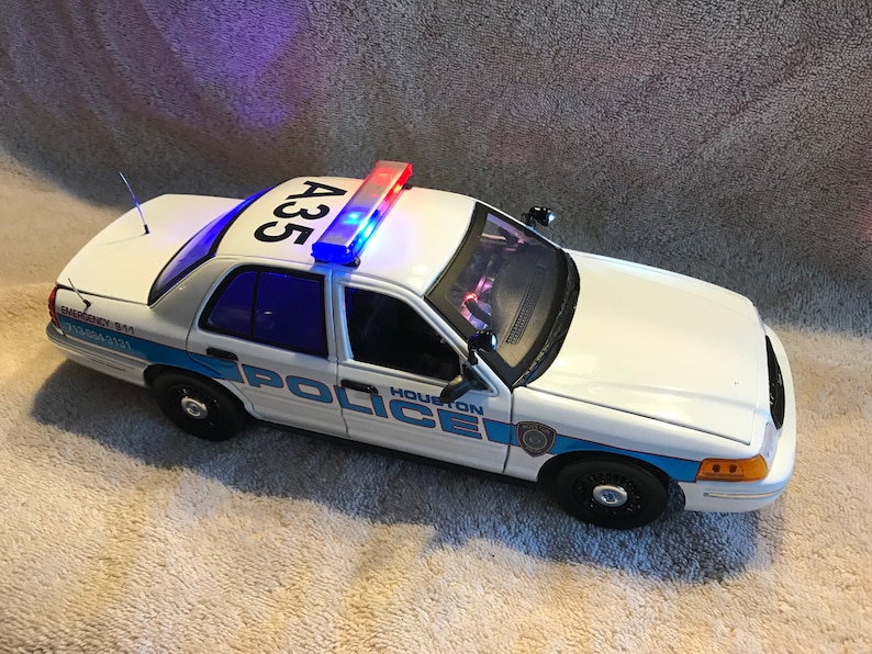 1/18 Scale Houston Texas Die Cast Model Police Car Replica Etsy