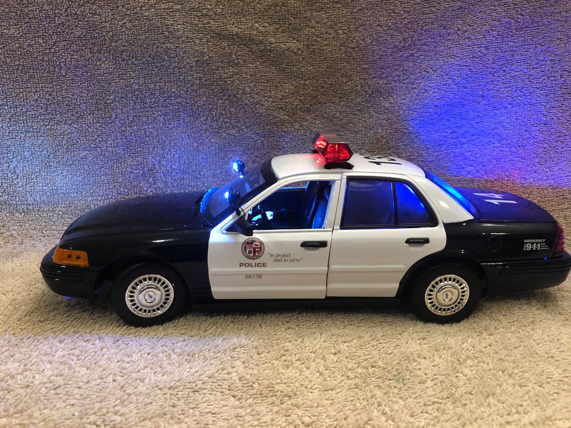 1/18 Scale LAPD Police Department Model Police Car Replica Etsy