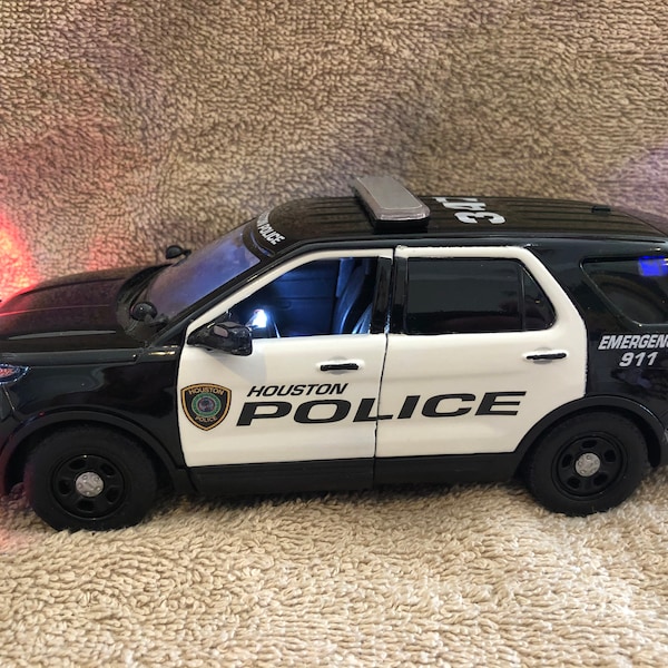 Diecast Police Cars With Working Lights and Sirens Etsy