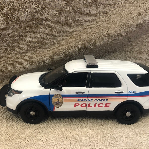 Diecast Police Car With Working Lights Etsy