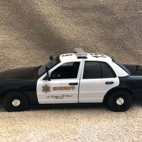 1/18 Scale CA Sheriffs Department Model Police Car Replica Etsy