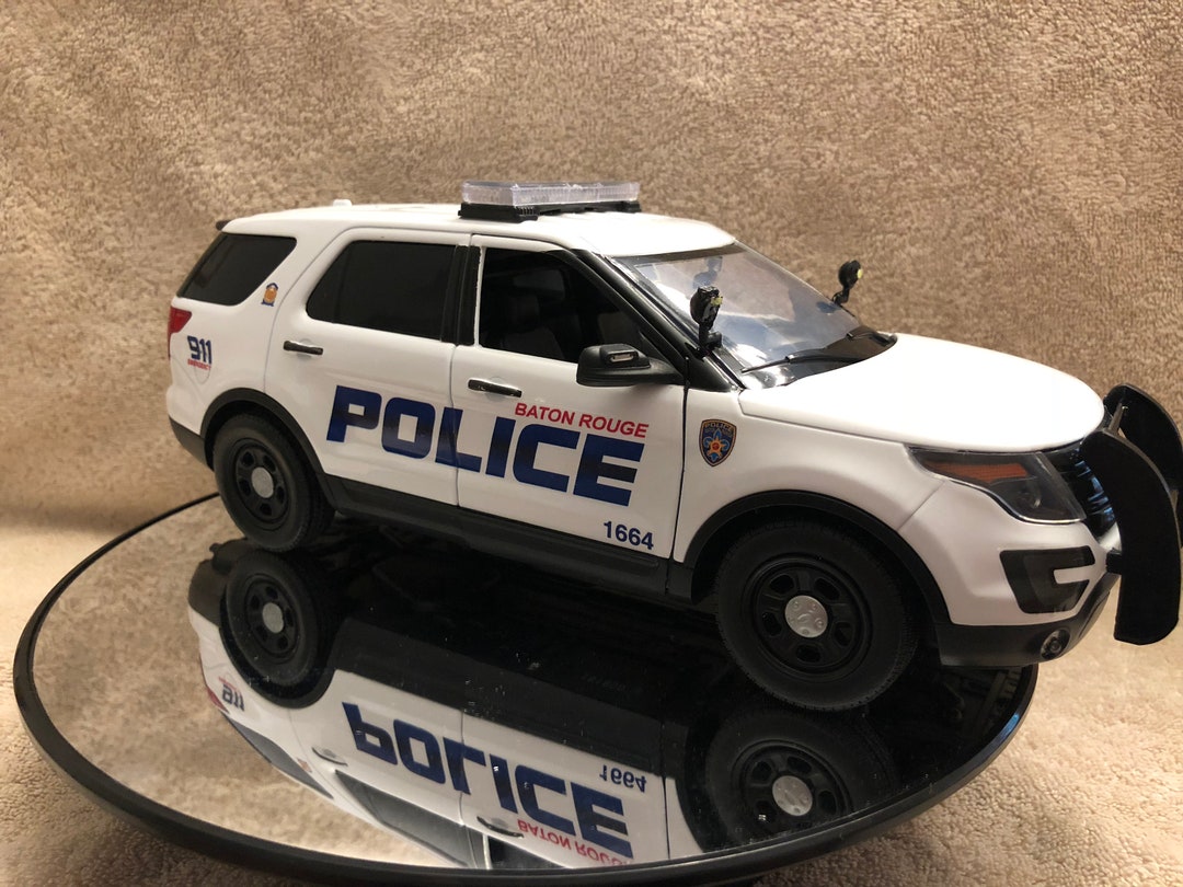 1/18 Scale Baton Rouge LA Police Diecast Ford Explorer Model Replica