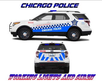 1/18 Scale Chicago Illinois Police Die-cast Ford Explorer