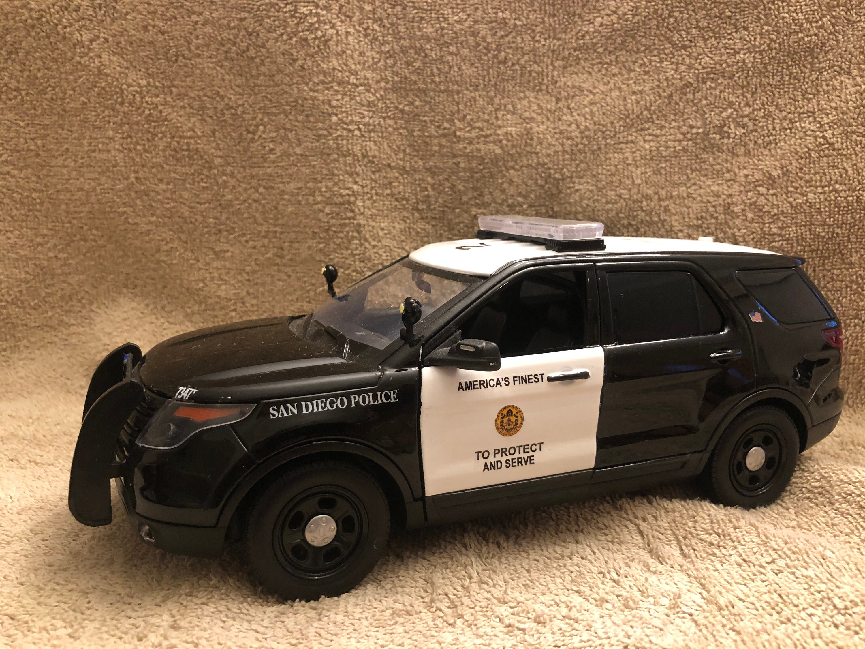 1/18 police cars with lights - Etsy 日本