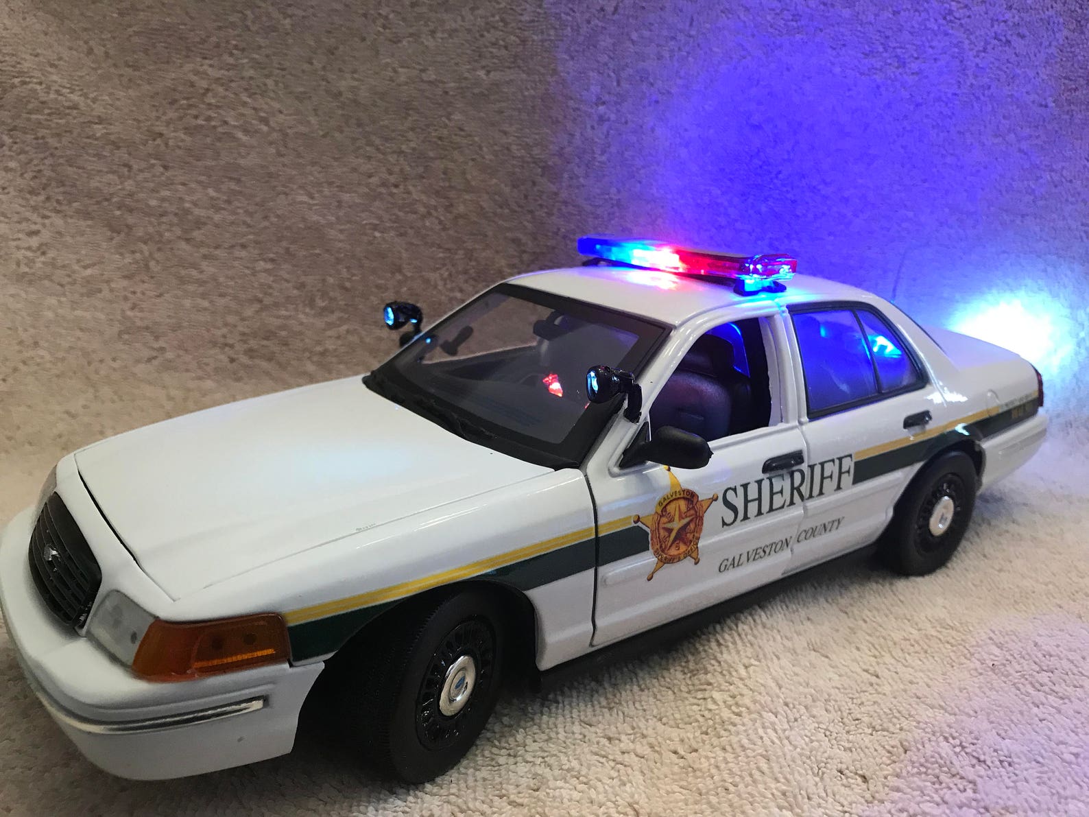 1/18 Scale Galveston County Texas Die Cast Model Police Car Etsy