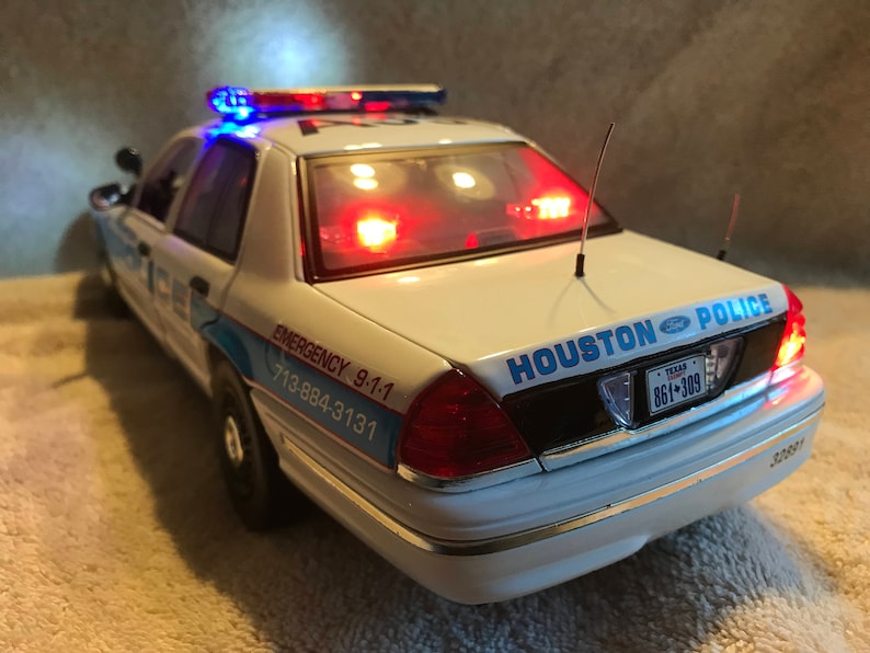 1/18 Scale Houston Texas Die Cast Model Police Car Replica Etsy