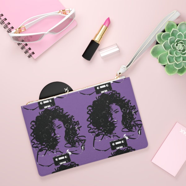 Purple- Issa Rap Clutch Bag