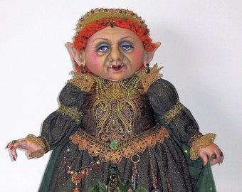 TROLL QUEEN cloth doll PDF pattern