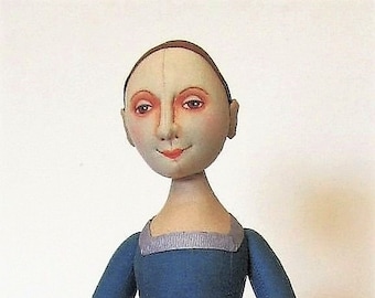 Antique Doll Santos Doll Antique Wooden Sculpture 1800- Century