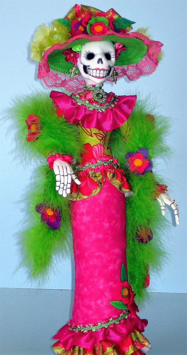 LA CATRINA Cloth Doll PDF Pattern Etsy