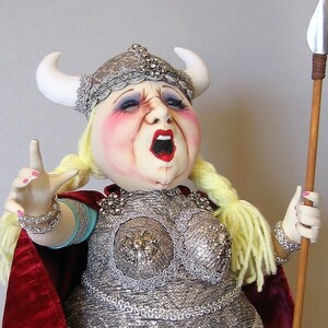 SHE Sang, IT'S Over - Opera Singer cloth doll PDF pattern