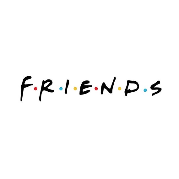 Download Friends Sticker TV show Logo High Quality Decal Auto Car ...