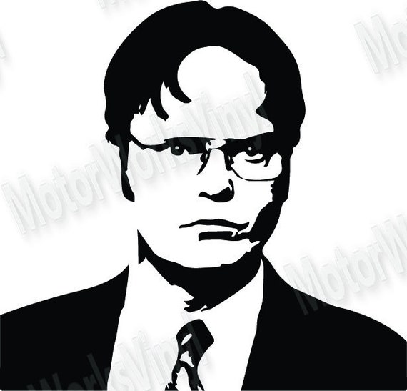 Dunder Mifflin Inspired Vinyl Decal Laptop Sticker Car Decal Motivational Sticker for Wall Window Decoration