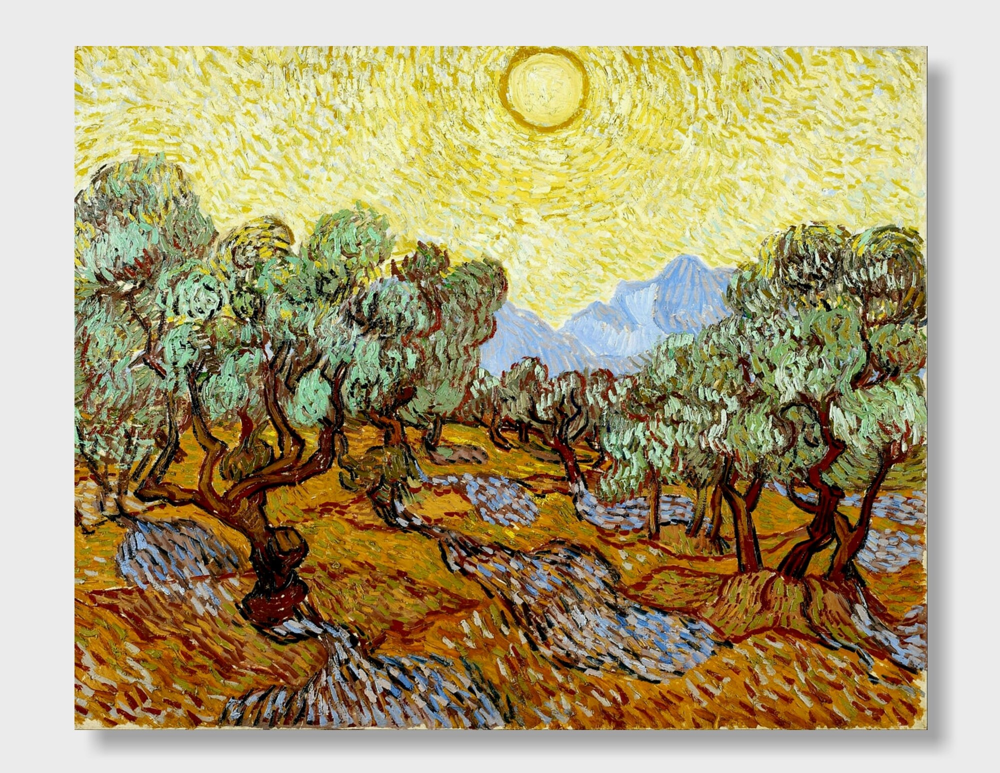 Vincent van gogh the olive trees Clearance