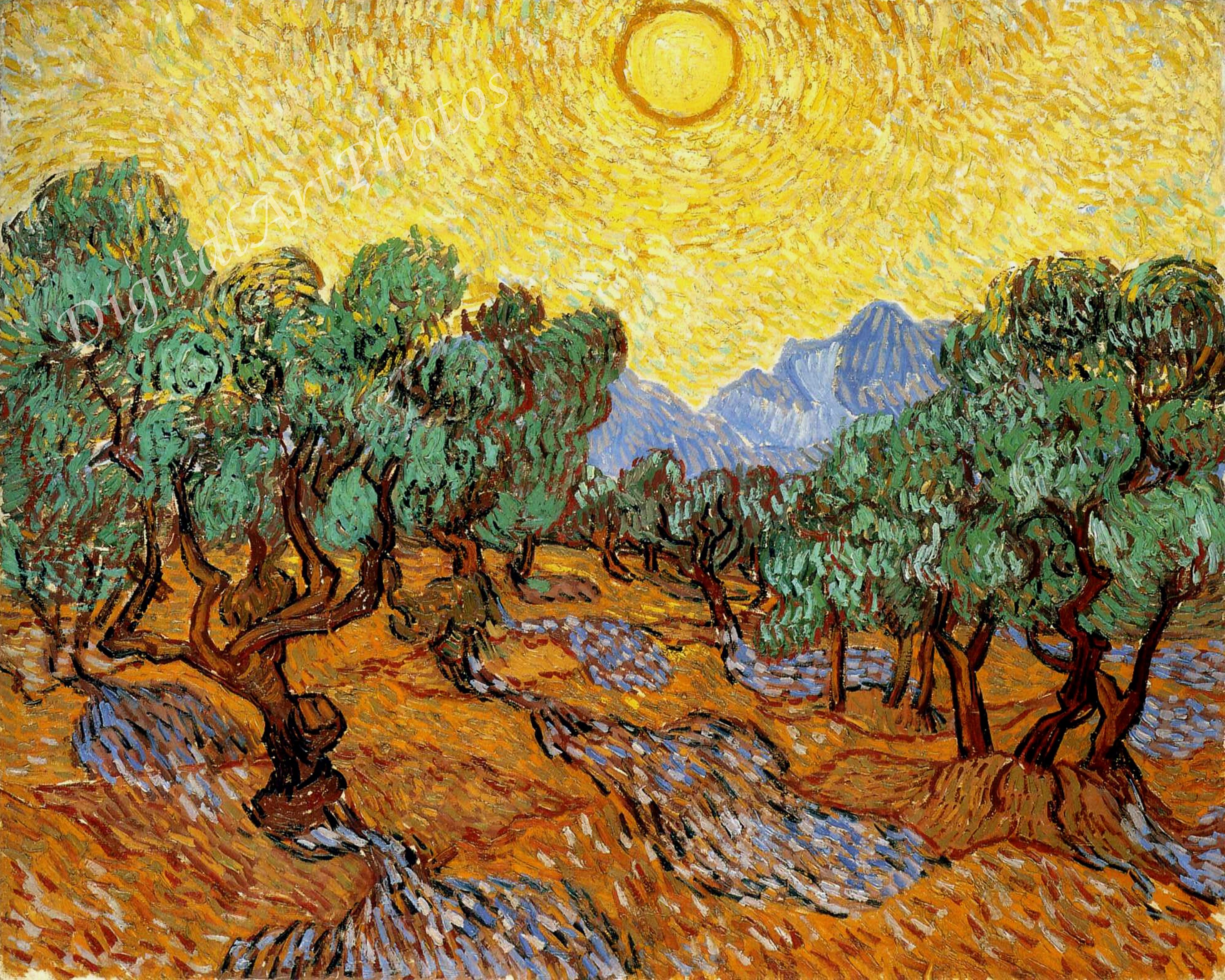 Vincent van Gogh Schilderij Olijfbomen Vincent Van Gogh Muur Etsy Vincent van Gogh Schilderij Olijfbomen Vincent Van Gogh Muur Etsy