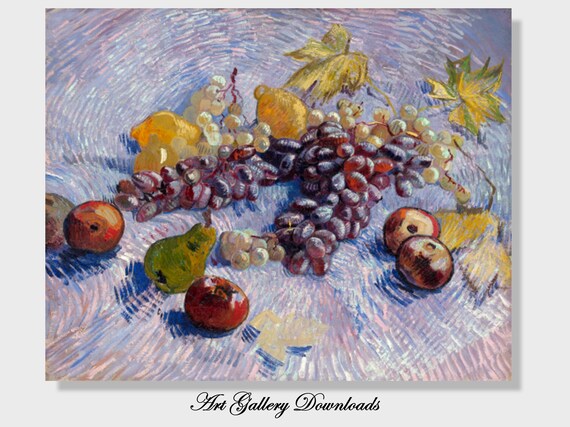 Vincent van Gogh Druiven Citroenen Peren en Appels 1887 - Etsy Nederland
