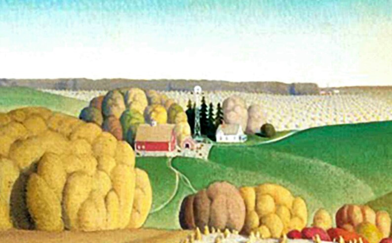 Грант вуд fall plowing