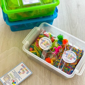 Sensory play kit - includes everything you need to set up multiple versions of a sensory play bin for your little one!