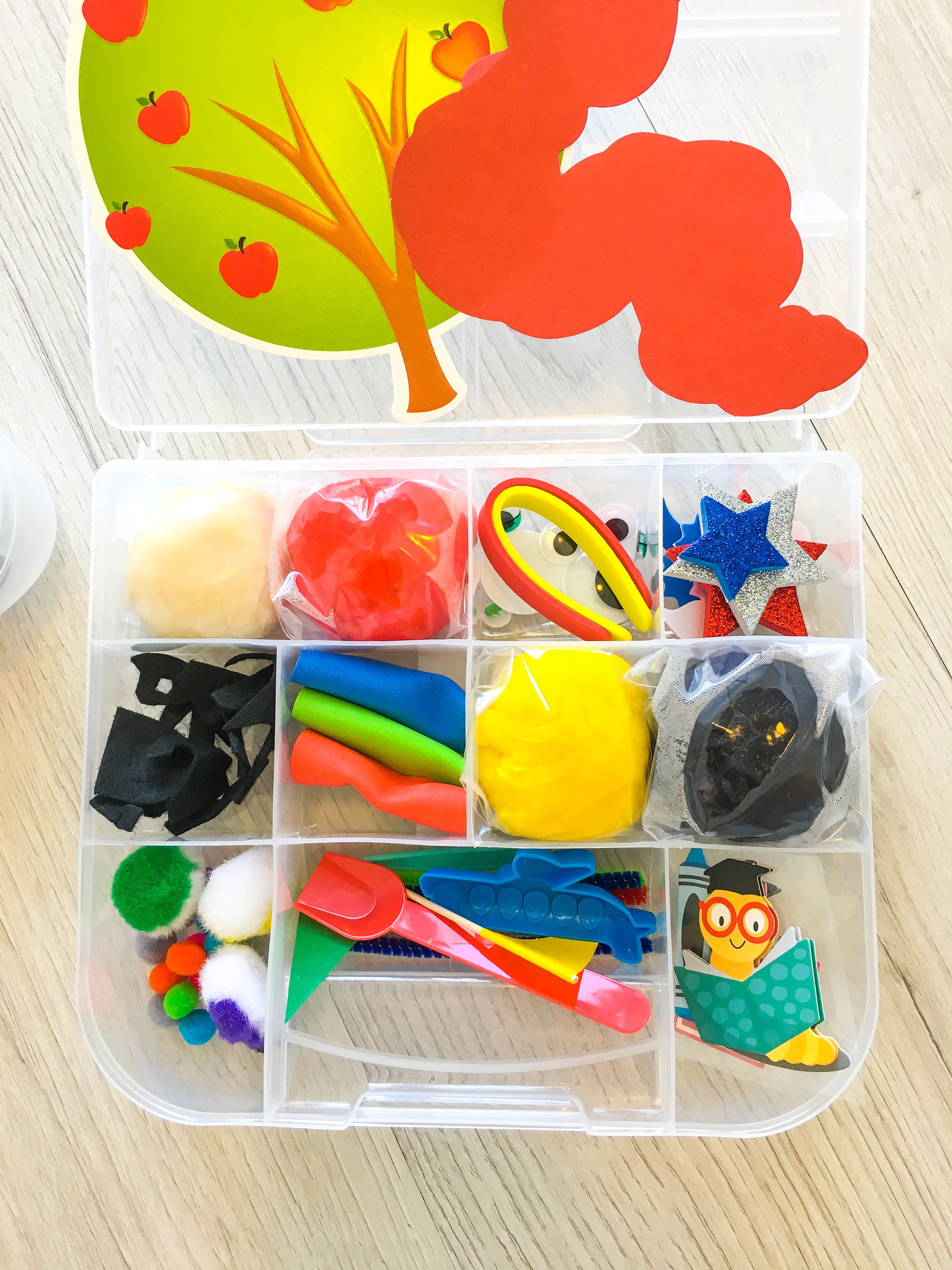 Back to School Theme Kids Sensory Play Activity Kit Includes Etsy
