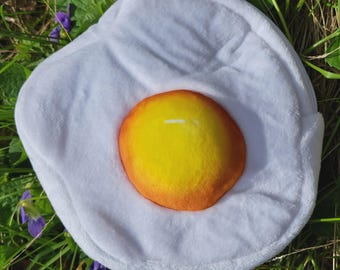 Fried Egg Plush Pouch