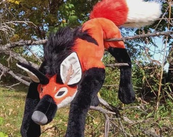 Big Maned Wolf Plush