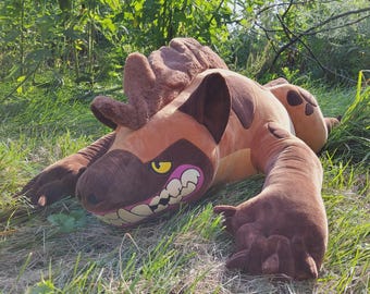 Giant Spotted Hyena Gnoll Plush