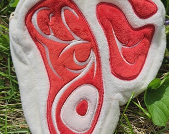 T-Bone Steak Plush Pouch