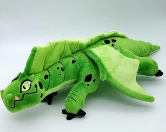 20" Green Dragon Plush
