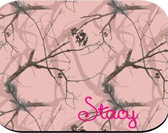 Personalized Mouse Pad - Pink Camo