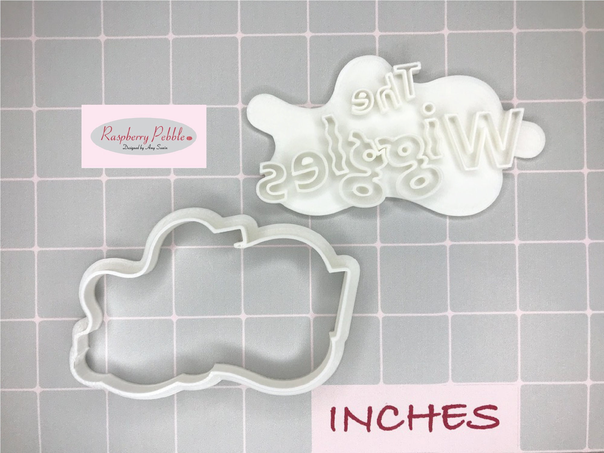 The Wiggles Cookie Cutter and Embosser With Handles the Etsy Australia