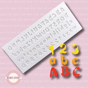 Small Letters Silicone Mold | Lower Case Characters Mold | Mini Alphabet  Mould | UV Resin Craft Supplies (3mm)