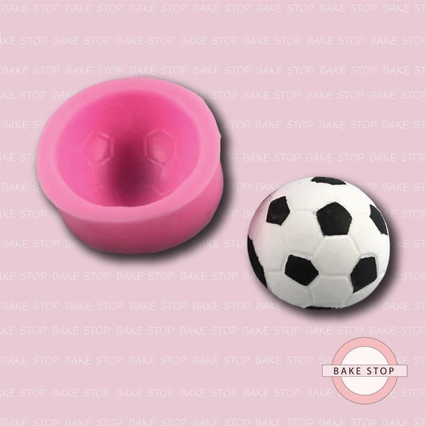3D Soccer Ball - Football Silicone Mould - Fondant Mould, Wax Mould, Soap Mould, Resin Mould, Jewelry Mould