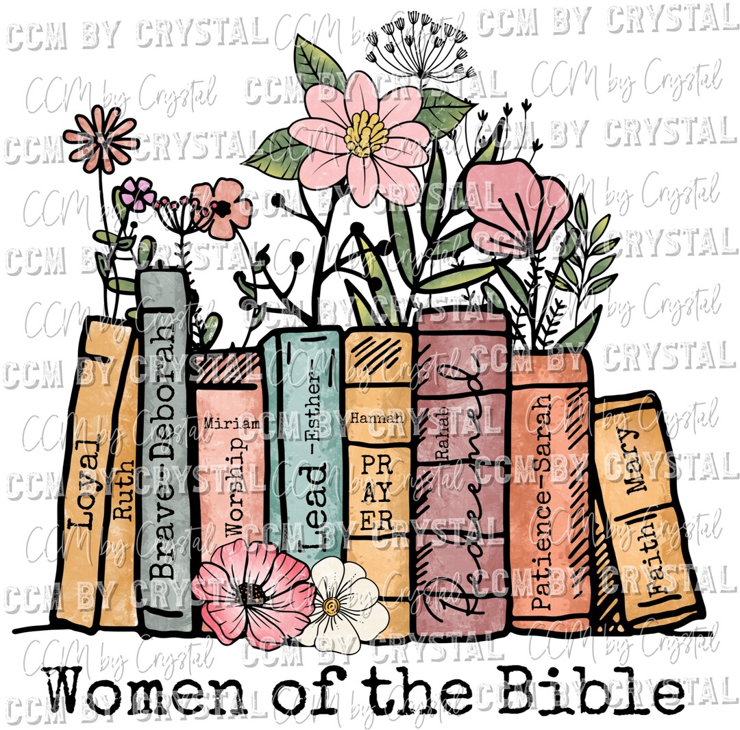 Women of the Bible Faith Christian Ready to Press Transfer Direct to ...