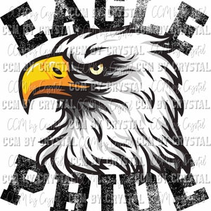 Eagle Pride Mascot PNG Digital Download ONLY