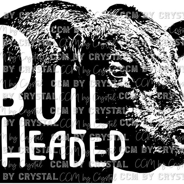 Bull Headed Ready to Press Transfers Direct to Film Transfer DTF Transfers Sublimation Transfer DTF Sublimation Prints