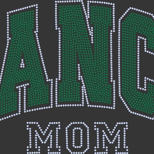 Dance Mom 11&quot; Wide 2 Color Ready to Press Spangle Transfer