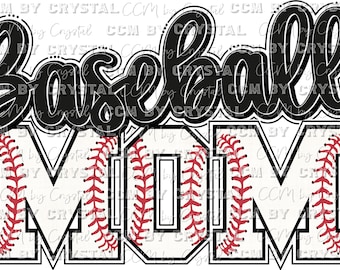 Baseball Mom Ready to Press Transfers Direct to Film Transfers Sublimation DTF Transfers Sublimation Print