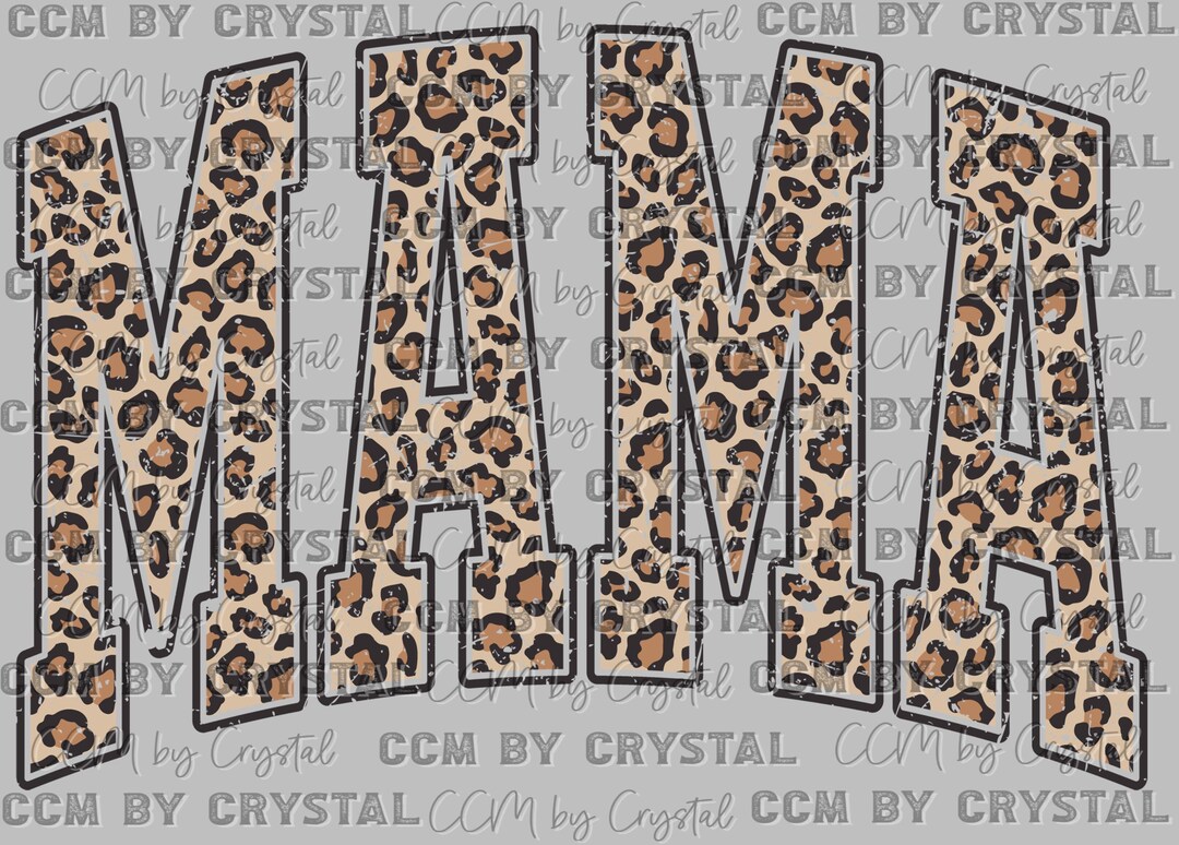 Mama Leopard Ready to Press Transfer Direct to Film DTF Transfers ...